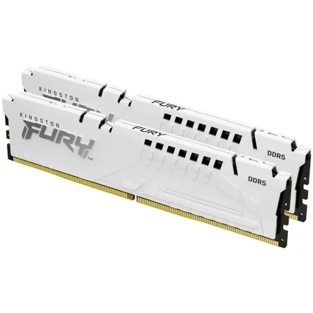 Оперативная память DIMM DDR5 64 GB kit <5600MHz> Kingston Fury Beast (AMD+Inte), KF556C36BWEK2-64, (2x32GB) CL36, white купить,NaN