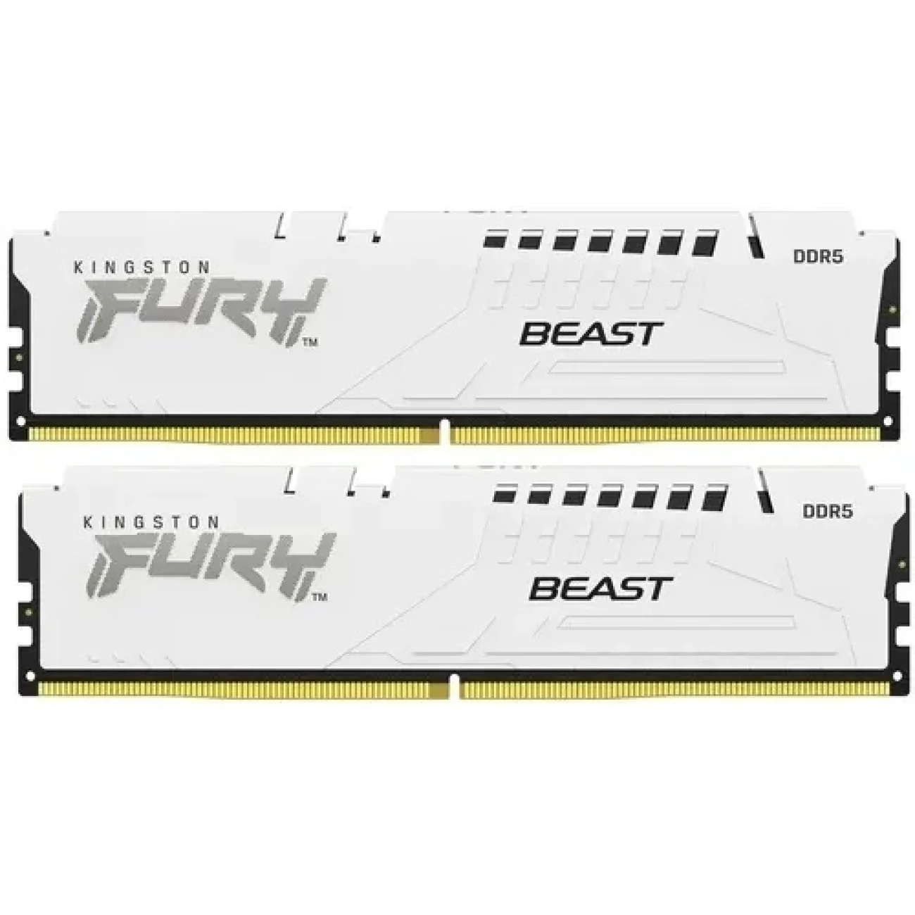 Оперативная память DIMM DDR5 64 GB kit <5600MHz> Kingston Fury Beast (AMD+Inte), KF556C36BWEK2-64, (2x32GB) CL36, white купить,NaN