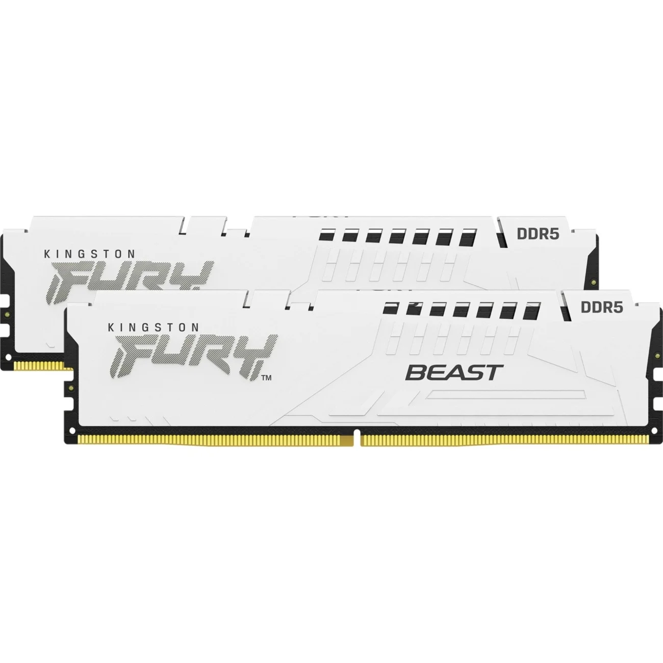 Оперативная память DIMM DDR5 64 GB kit <5600MHz> Kingston Fury Beast (AMD+Inte), KF556C36BWEK2-64, (2x32GB) CL36, white купить,NaN