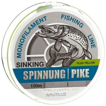 Рыболовная леска NAUTILUS Spinning Щука 0.28 мм желтый купить,NaN