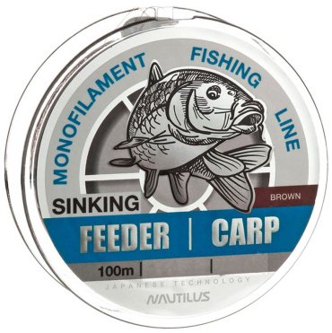 Рыболовная леска NAUTILUS Feeder Карп 0.28 мм коричневый