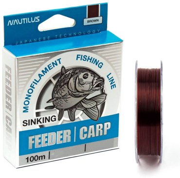 Рыболовная леска NAUTILUS Feeder Карп 0.28 мм коричневый купить,0