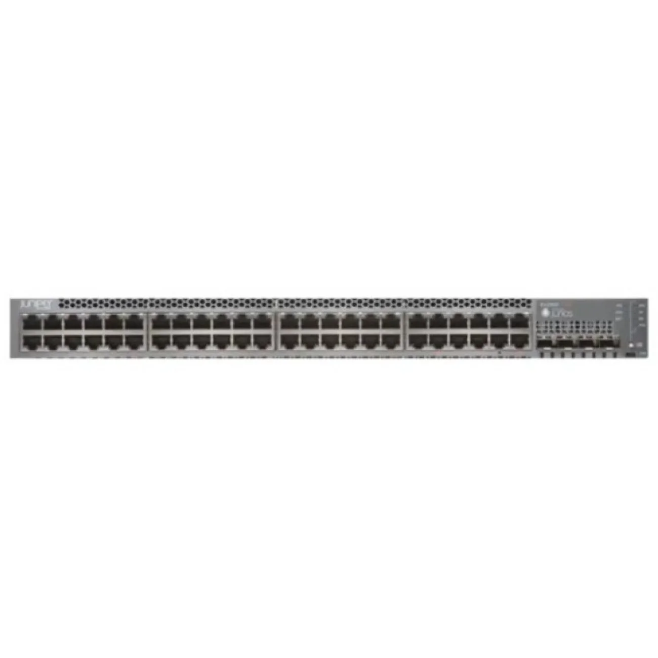 Коммутатор Juniper EX3400 48-port 10/100/1000BaseT, 4 x 1/10G SFP/SFP+, 2 x 40G QSFP+, redundant fans, front-to-back airflow, 1 AC PSU JPSU-150-AC-AFOincluded (optics sold separately) - ForteMarket Коммутатор Juniper EX3400 48-port 10/100/1000BaseT, 4 x 1/10G SFP/SFP+, 2 x 40G QSFP+, redundant fans, front-to-back airflow, 1 AC PSU JPSU-150-AC-AFOincluded (optics sold separately) купить,1141533