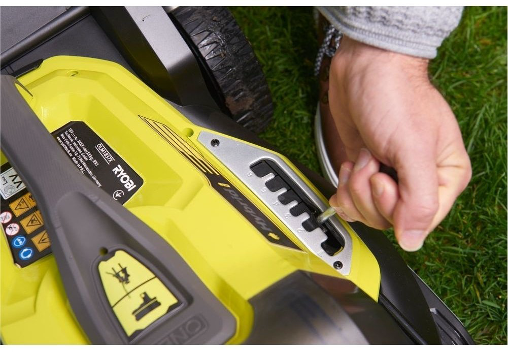 Газонокосилка колесная аккумуляторная RYOBI Газонокосилка гибридная 18В/220В RY18LMH37A-250 5133004583 купить,NaN
