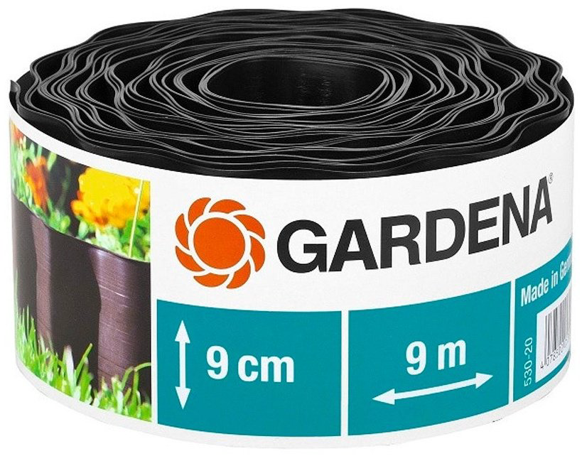 GARDENA бордюр садовый 00530-20 коричневый, черный купить,NaN