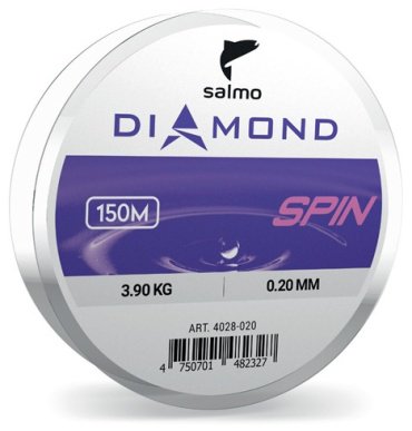 Рыболовная леска Salmo Diamond SPIN 0.20 мм зеленый купить,NaN
