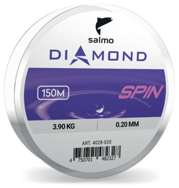 Рыболовная леска Salmo Diamond SPIN 0.20 мм зеленый купить,NaN