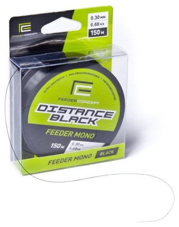 Рыболовная леска Feeder Concept Distance Black 0.30 мм черный купить,NaN