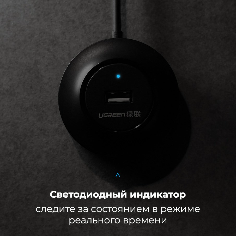 Док-станция Ugreen CR106 черный купить,NaN