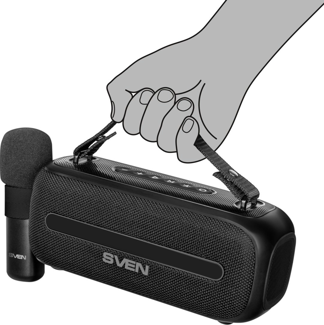 Портативная колонка SVEN PS-255 черный купить,12990