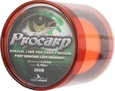 Рыболовная леска EastShark Procarp 0.28 мм оранжевый