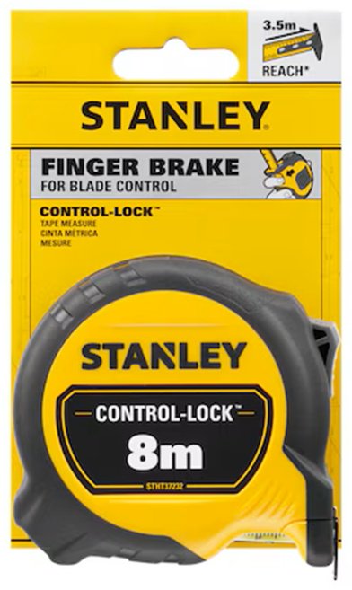 STANLEY рулетка строительная STHT37232-0, 8 м х 25 мм купить,NaN