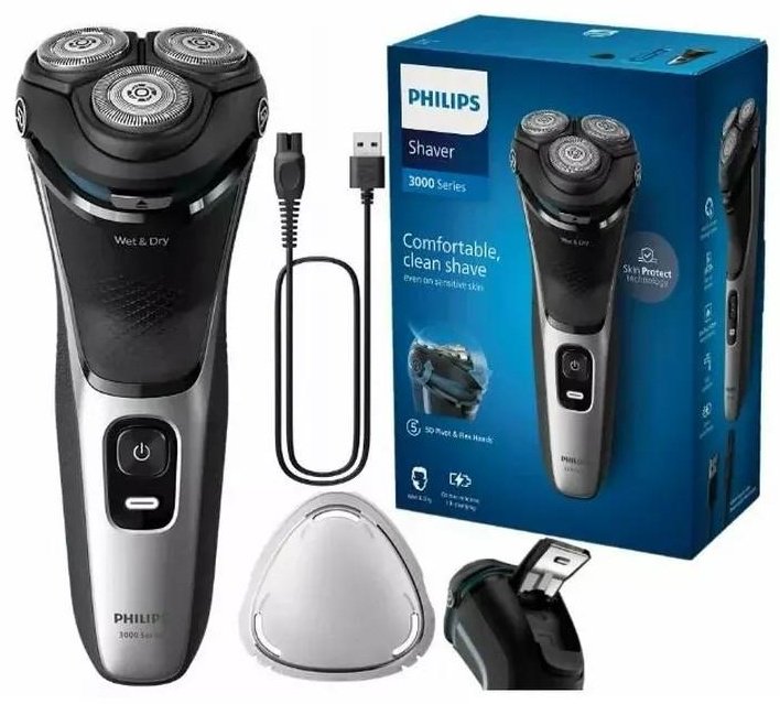 Электробритва Philips S3143/00 роторная от сети / аккумулятора
