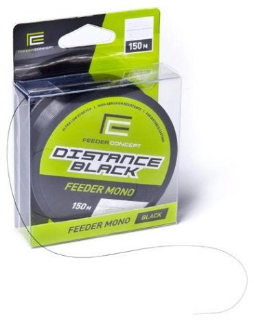 Рыболовная леска Feeder Concept Distance Black 0.27 мм черный купить,NaN