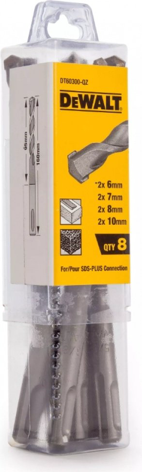 DeWALT набор DT60300-QZ (SDS-plus) 8 шт купить,NaN
