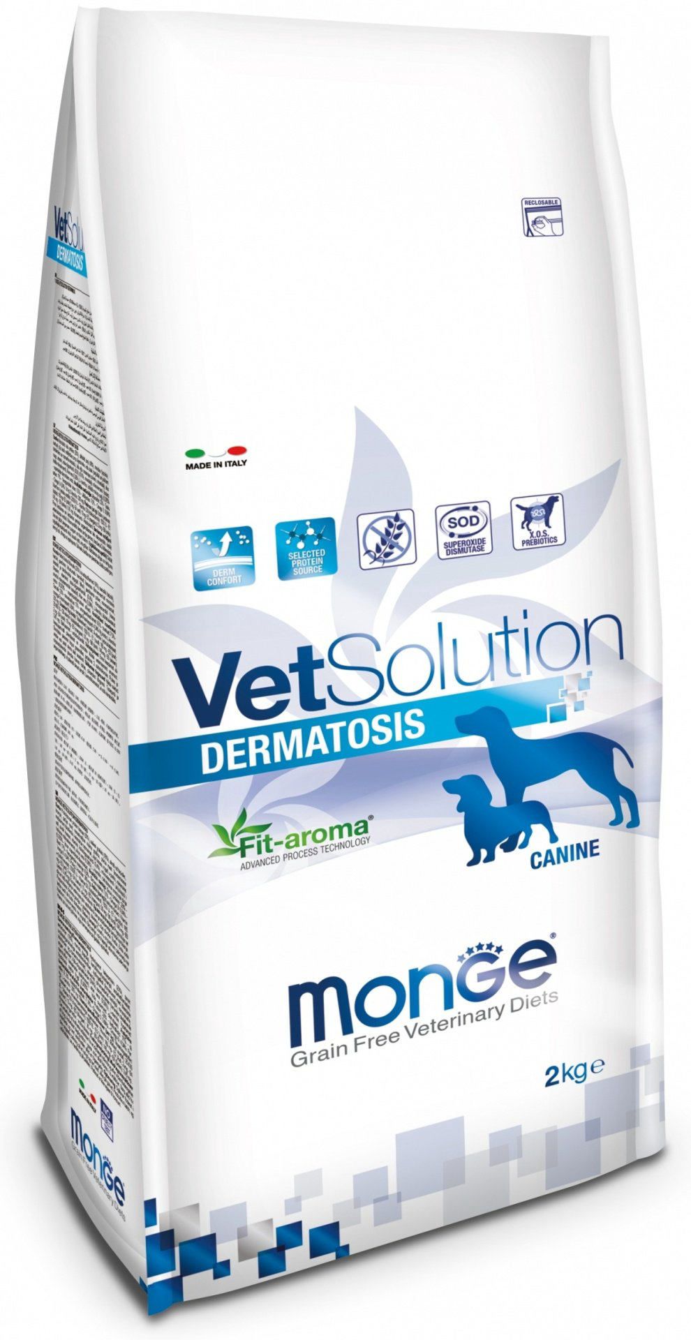 Корм Monge VetSolution Dermatosis при проблемах с кожей 2 кг купить,NaN