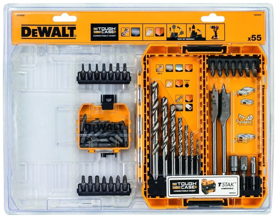 DeWALT набор бит DT70757-QZ 56 шт купить,0