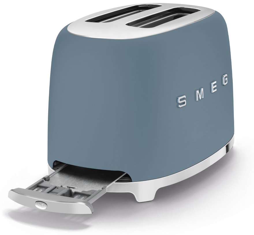 Тостер Smeg TSF01SBMEU синий купить,0