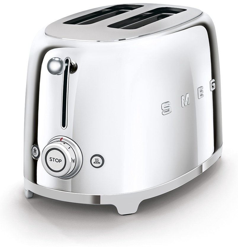Тостер Smeg TSF01SSEU серебристый купить,NaN