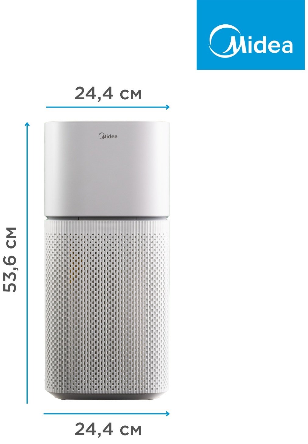 Очиститель воздуха Midea KJ400G-Z1 PRO белый, черный - ForteMarket Очиститель воздуха Midea KJ400G-Z1 PRO белый, черный купить,0