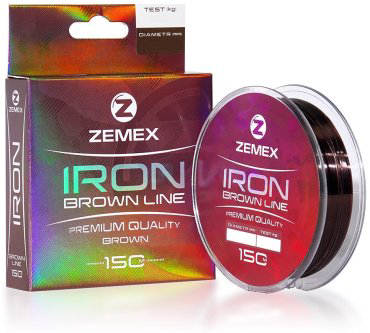 Рыболовная леска ZEMEX IRON0261 0.261 мм коричневый купить,NaN
