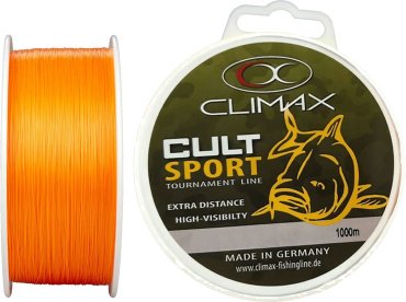 Рыболовная леска Climax Cult Sport Orange 0.25 мм оранжевый