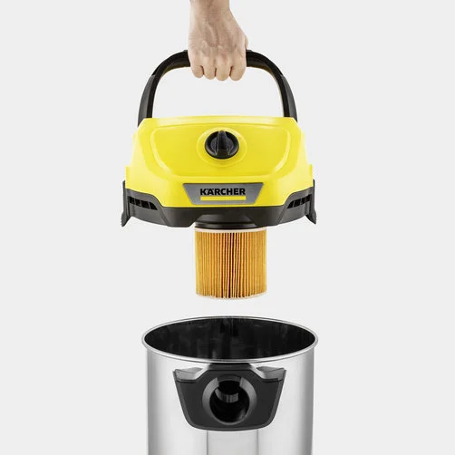 Пылесос строительный Karcher WD 3 S V-17/4/20 серебристо-желтый - ForteMarket Пылесос строительный Karcher WD 3 S V-17/4/20 серебристо-желтый купить,0