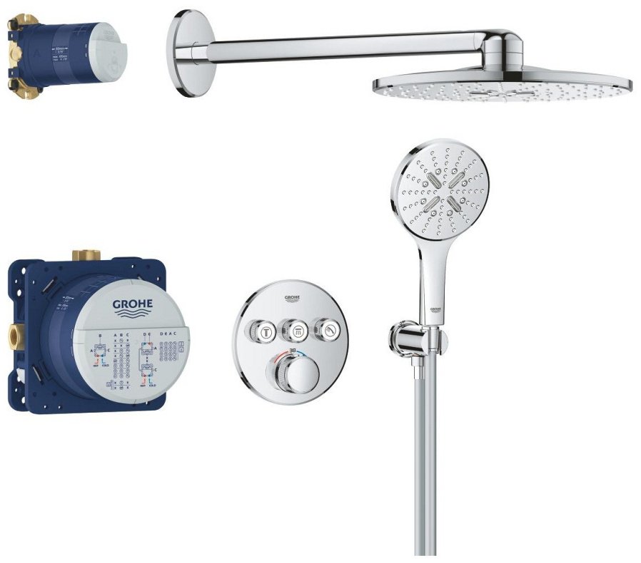Grohe душевой набор (гарнитур) White House Grohe Rainshower SmartActive 310 Grohtherm SmartControl 34863000 купить,1119600