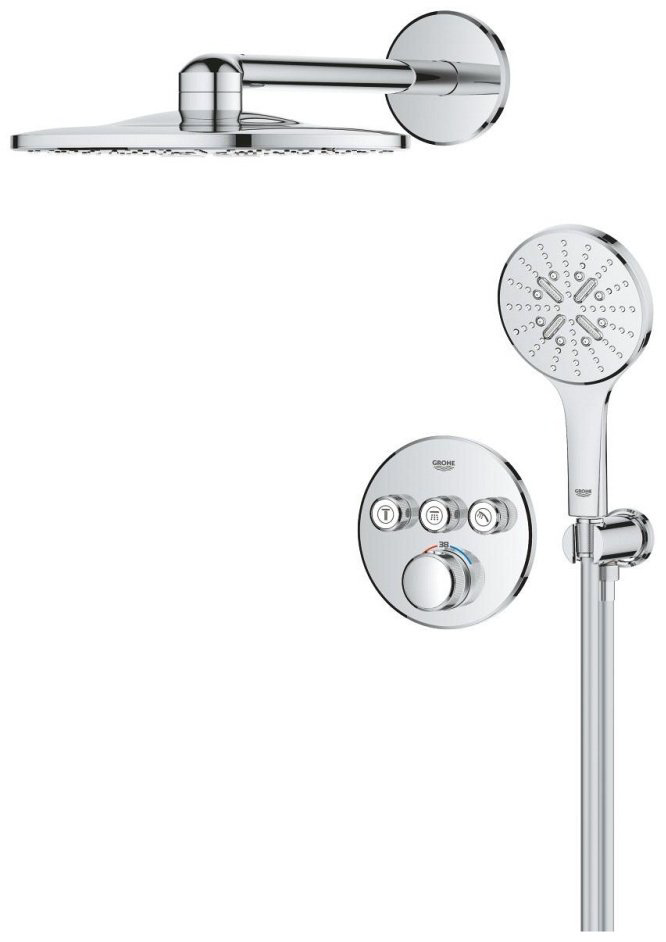 Grohe душевой набор (гарнитур) White House Grohe Rainshower SmartActive 310 Grohtherm SmartControl 34863000 купить,1119600