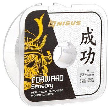 Рыболовная леска Nisus N-FS-0286-100 0.286 мм прозрачный