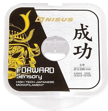 Рыболовная леска Nisus N-FS-0286-100 0.286 мм прозрачный купить,1100