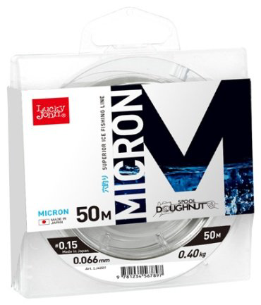 Рыболовная леска Lucky John MICRON 0.08 мм прозрачный купить,NaN