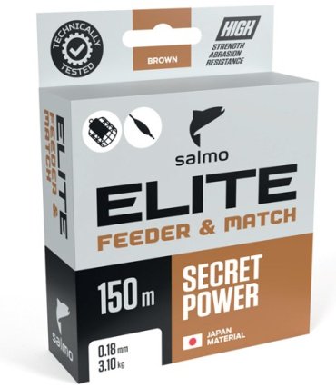 Рыболовная леска Salmo Elite FEEDER & MATCH 0.22 мм коричневый