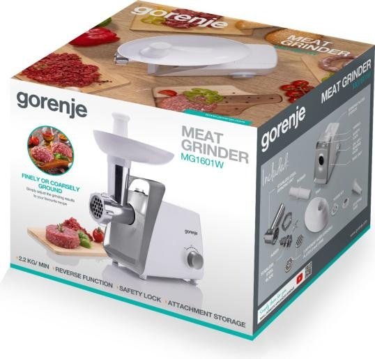 Мясорубка Gorenje MG1601W + блендер HBC804QW белый - ForteMarket Мясорубка Gorenje MG1601W + блендер HBC804QW белый купить,0