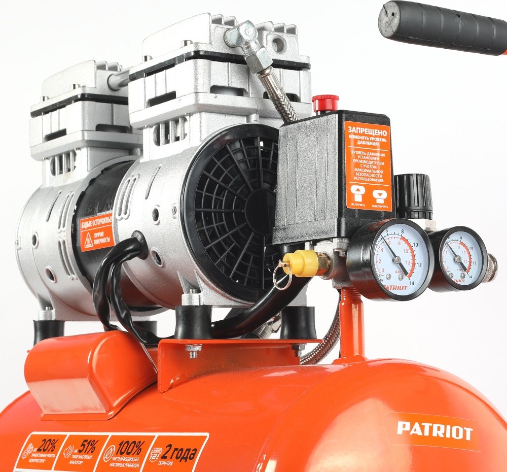 Компрессор безмасляный Patriot WO 24-160, 8 бар - ForteMarket Компрессор безмасляный Patriot WO 24-160, 8 бар купить,0