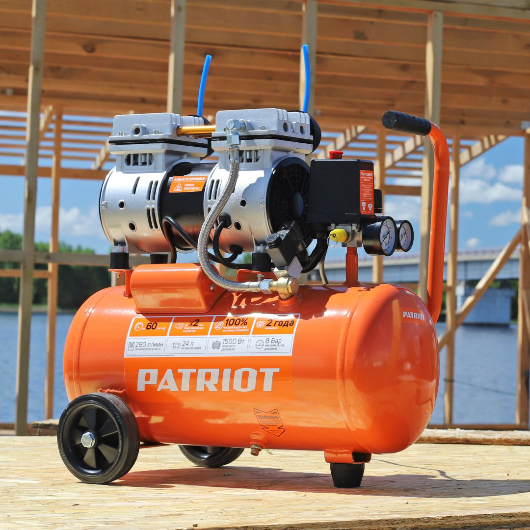 Компрессор безмасляный Patriot WO 24-260S, 8 бар купить,NaN