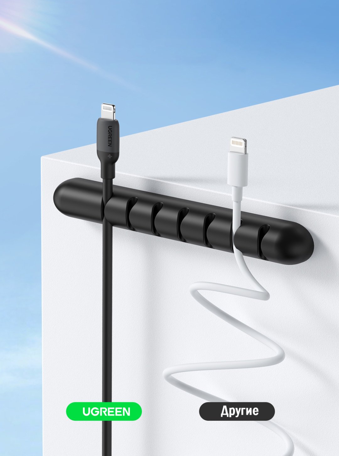 Кабель Ugreen USB TypeC (M), Lightning (M), 1 м, черный купить,0