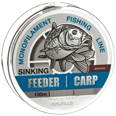 Рыболовная леска NAUTILUS Feeder Карп 0.26 мм коричневый купить,NaN