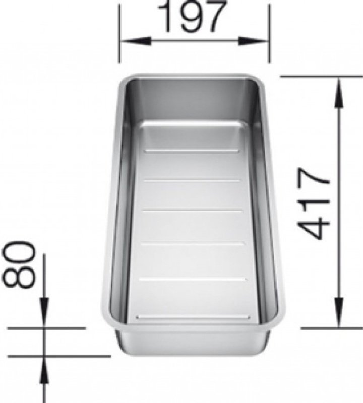 Коландер для мойки Blanco 227692 41.7x19.7 см купить,0