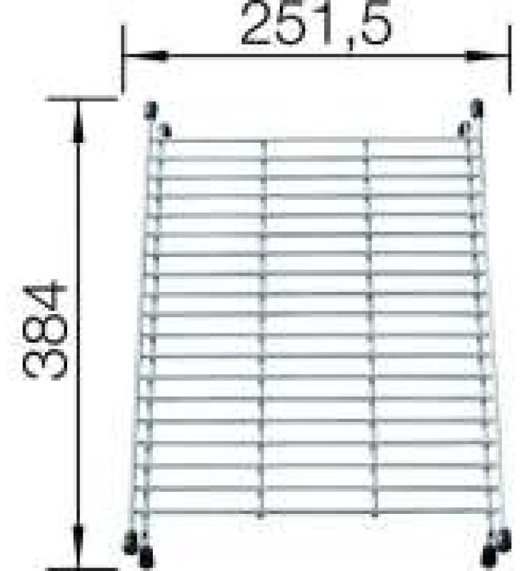 Сушилка для посуды на мойку Blanco 234795 38.4x25.1 см - ForteMarket Сушилка для посуды на мойку Blanco 234795 38.4x25.1 см купить,0