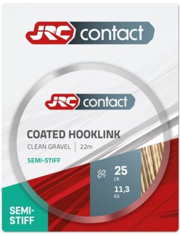Рыболовная леска JRC Coated Braid Semi Stiff Clean Gravel 25 мм прозрачный купить,NaN