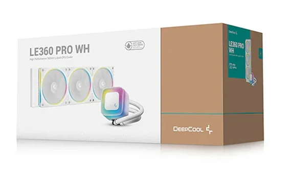 Кулер с водяным охлаждением Deepcool LE360 PRO WH купить,39845