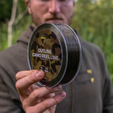 Рыболовная леска Avid Outline Camo Reel Line 0.31 мм камуфляж купить,NaN