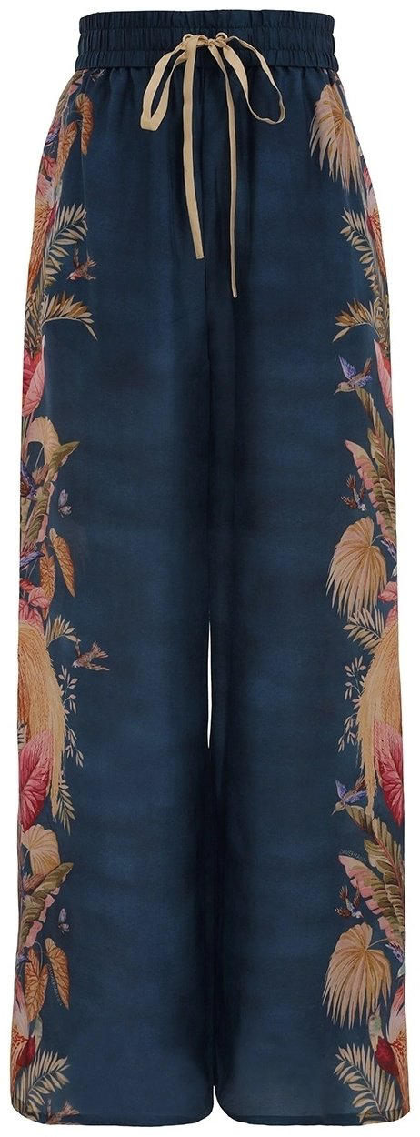 Повседневные брюки Zimmermann XS 40-42 темно-синие купить,NaN