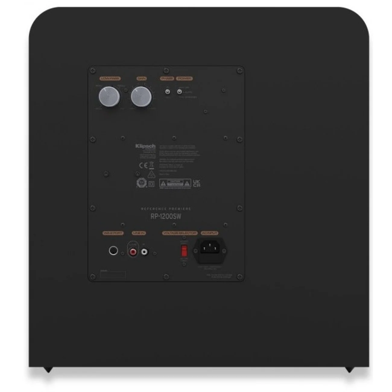 Klipsch Reference Premiere RP-1200SW 12-Inch Subwoofer, Black