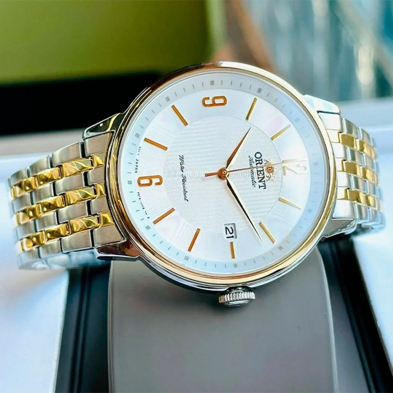 Часы механические Orient Contemporary RA-AC0J07S30B купить,NaN
