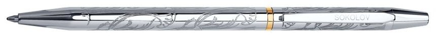 Ручка SOKOLOV 94250006 вес 16.05 г серебро, без вставок