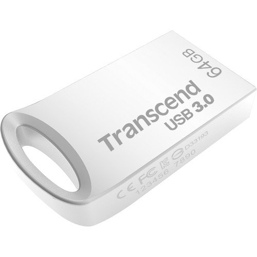 USB-флешка Transcend TS64GJF710S 64Gb серебристая - ForteMarket USB-флешка Transcend TS64GJF710S 64Gb серебристая купить,0