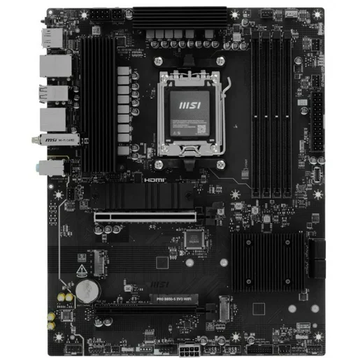 Материнская плата MSI PRO B850-S EVO WIFI AM5 B850 4xDDR5 4xSATA6G RAID 3xM.2 1xDP 1xHDMI ATX