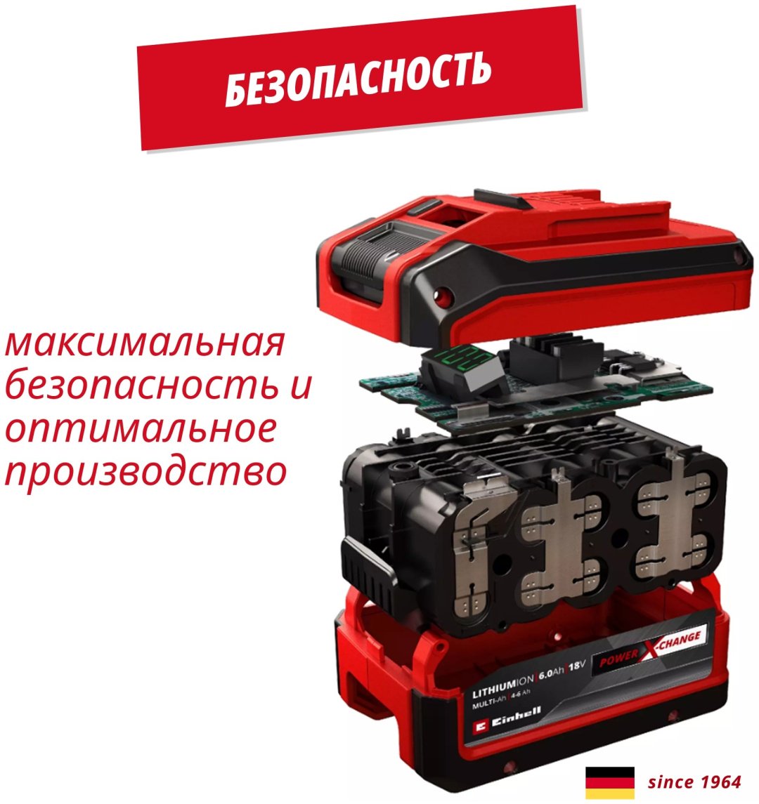 Аккумулятор Einhell 4-6 Ah Multi-Ah Power X-Change Plus (4511502) купить,NaN